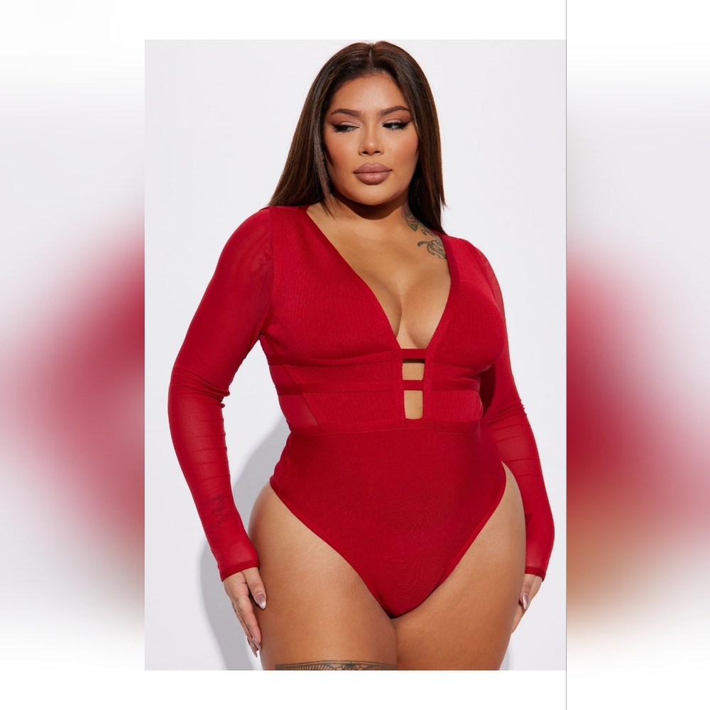 Red bodysuit BNWT